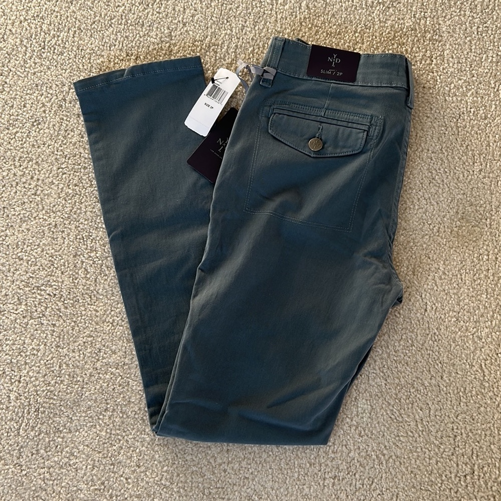 NWT NYDJ Samantha Utility Pants 2P - Picture 16 of 16